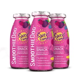 Naturalna, płynna przekąska dla psów, królik z marchewką i owocami (250ml), SmoothieDog