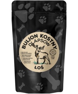 BULION KOSTNY dla psów DZIKI ŁOŚ 230ml. Food Studio Chefs