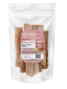 Paski mięsne z koniny - przysmak dla psa 100g. Meat STUFF