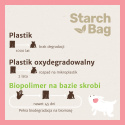 BIOworki na odchody 8 x 15 szt. – różowe, StarchBag